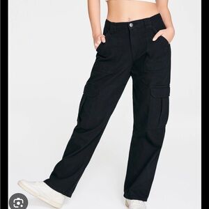 Aeropostale Black Baggy Cargo Pants